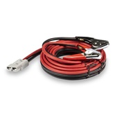 25-foot Battery Charge / Jump Start Cables with 2 Pole Connector Plug and Clamps