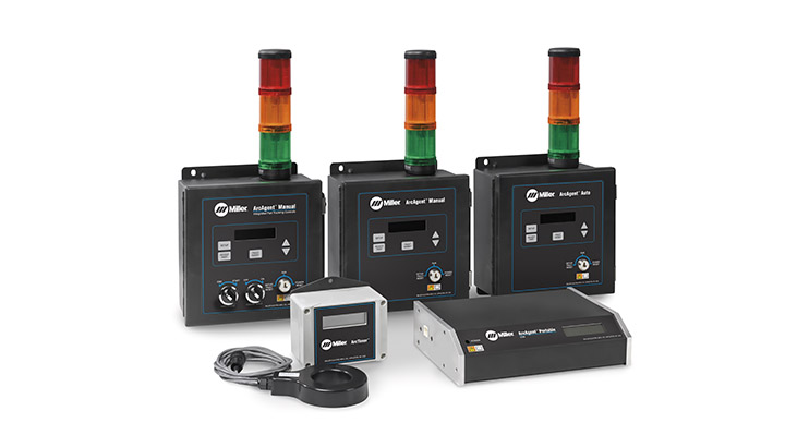 Hero shot of ArcAgent products, including ArcAgent Manual™, Auto, Portable and ArcTimer™ models