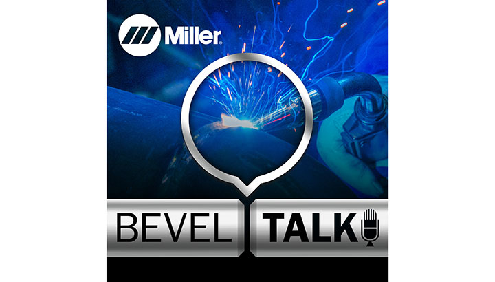 Logo for new Miller podcast Bevel Talk