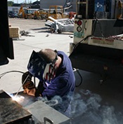 stick welding using a welder/generator and stick welder