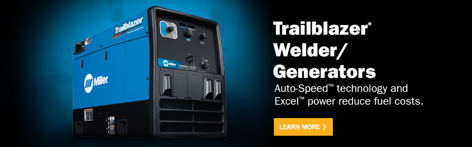 Trailblazer® Welder/Generators. Auto-Speed™ technology and Excel™ power reduce fuel costs. Learn More.