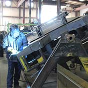 Operator welds in a manufacturing environment