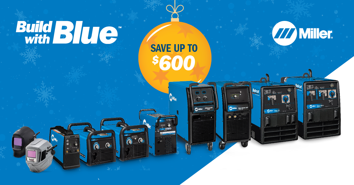 Build with Blue Holiday Savings graphic