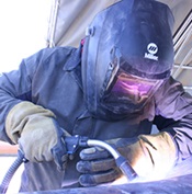 Pulsed MIG welding image