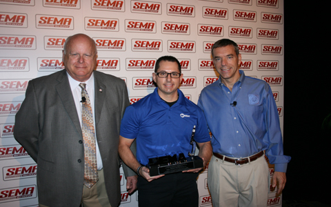 john swartz accepting best new tools & equipment product at sema 2012.jpg