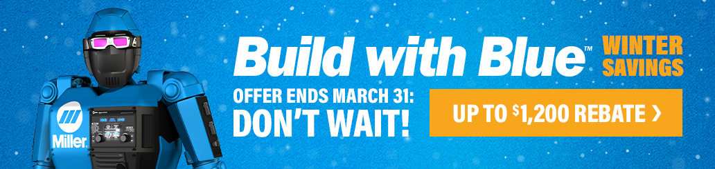 Build with blue winter savings rebate of up to $1,200