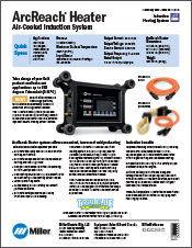 Small icon of the cover of the ArcReach Heater Spec Sheet