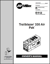 Trailblazer 330 Airpak Engine Driven Welder Owners Manual Image