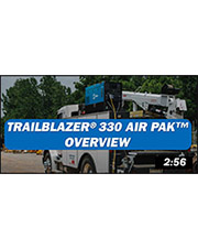 Trailblazer 330 Air Pak mounted in truck bed