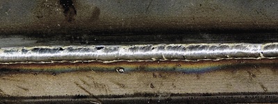 weld bead with low amperage