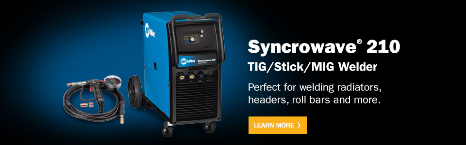 Syncrowave 210 TIG/Stick/MIG Welder - Learn More