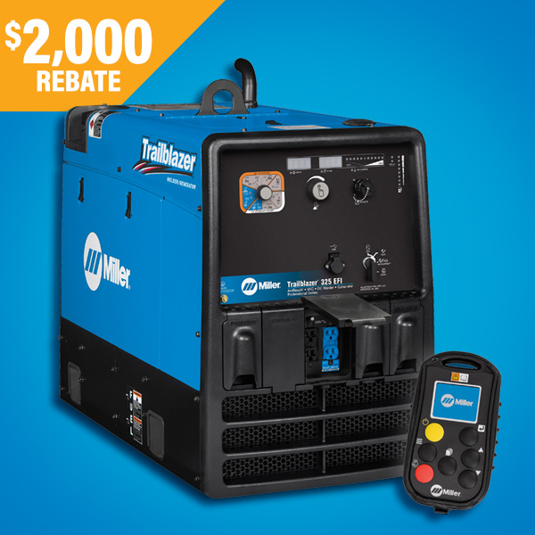 Trailblazer 325 Welder/Generator: $2,000 rebate