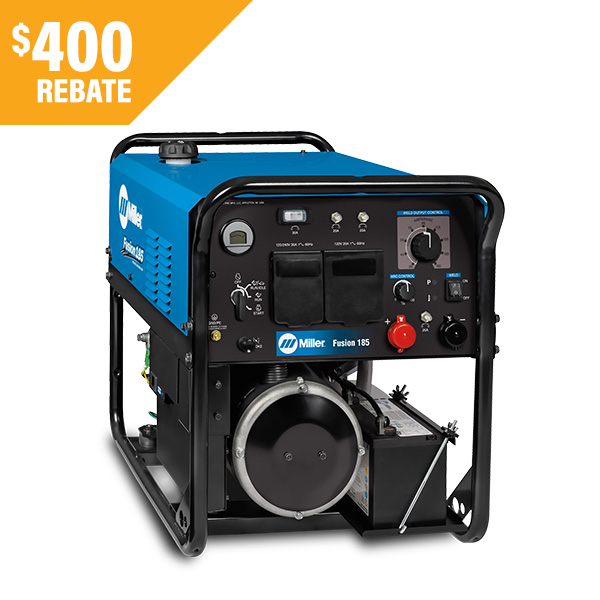 Fusion 185 welder/generator: $400 rebate