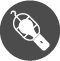 Grey icon representing electric power