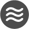 Grey icon of hydraulic fluid