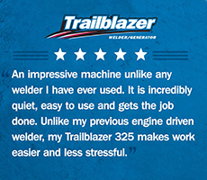 Miller Trailblazer customer testimonial 