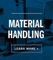 MATERIAL HANDLING with a LEARN MORE button