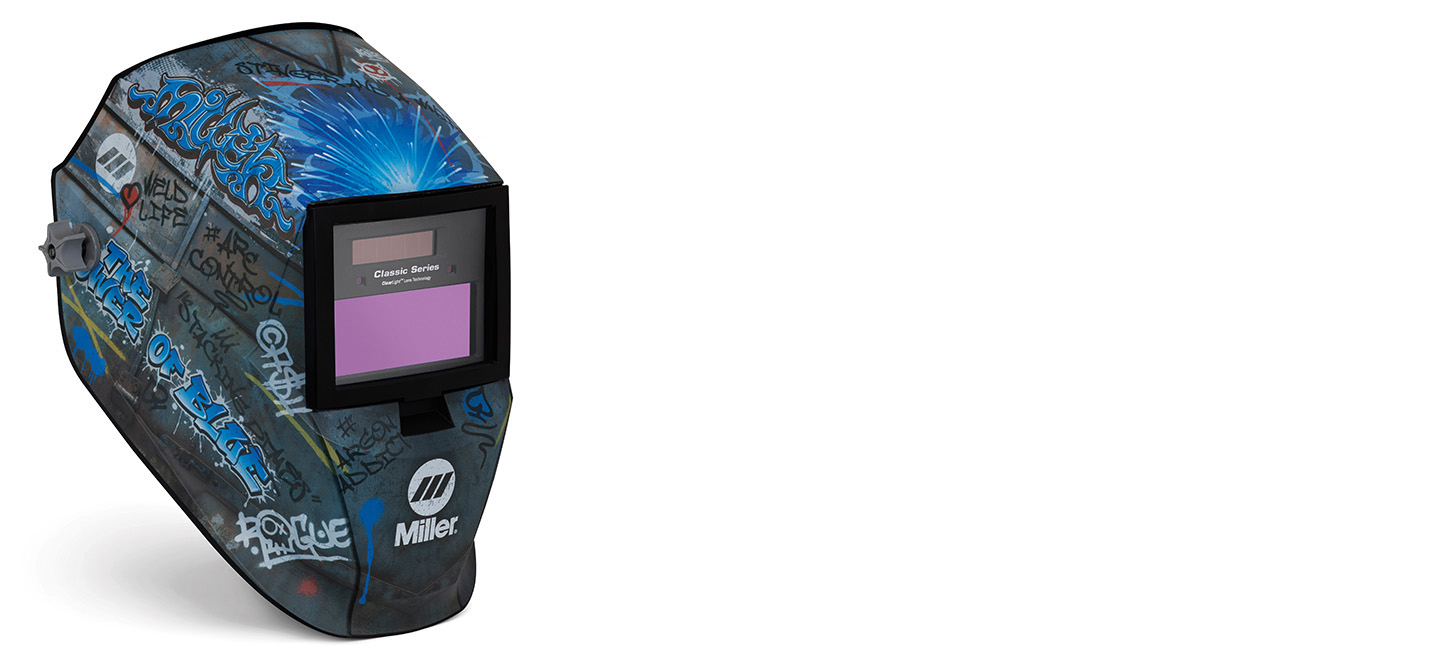 Street Sparks Graphic Welding Helmet