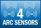 4 arc sensors