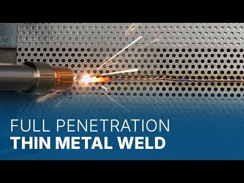 Can a Laser Welder Handle 24 Gauge Perforated Plate?