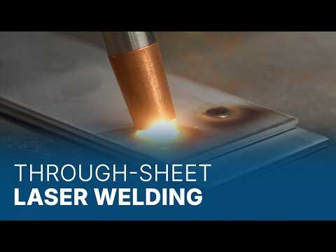 Through-Sheet Welding with Handheld Laser Welding