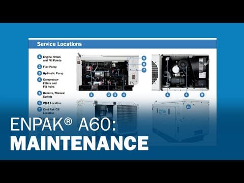 EnPak® A60: Maintenance