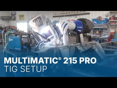 Multimatic® 215 PRO TIG (TGAW) Setup