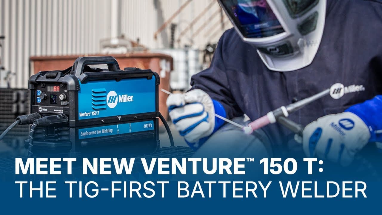 Meet New Venture™️ 150 T: The Tig-First Battery Welder