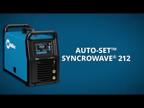 Auto-Set™ on the Syncrowave® 212 AC/DC TIG Machine