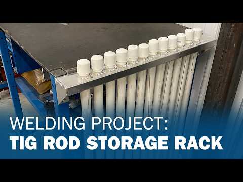 Welding Project:   TIG Rod Storage Rack