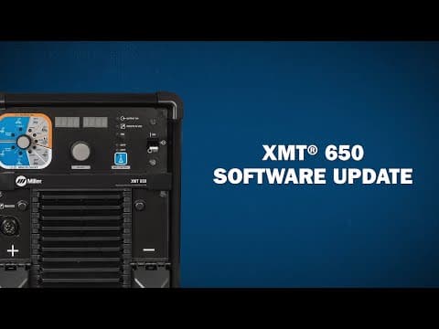 XMT® 650 Software Updates