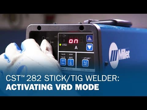 CST 282 Stick/TIG Welder: Activating VRD Mode