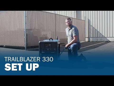Miller Trailblazer® 330 Engine-Driven Welder Set Up Video