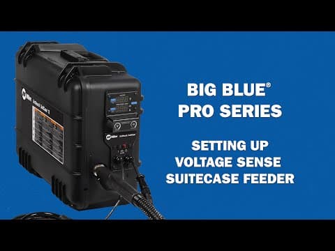 Miller® Big Blue® Engine-Driven Welder Series: Setting up a SuitCase Feeder