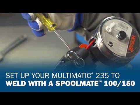 Set Up Your Multimatic 235 to Weld With a Spoolmate 100/150