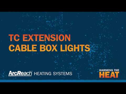 Indicator Lights on the ArcReach Heater Extension Cable Box