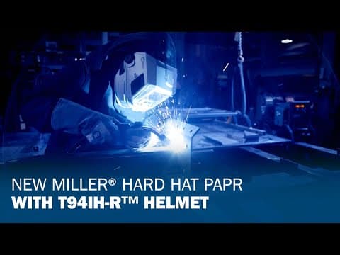 New Miller Hard Hat PAPR with T94iH-R Helmet