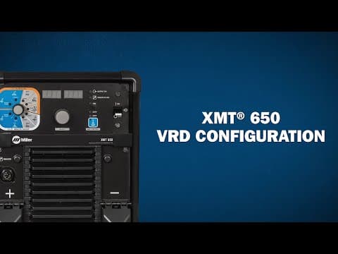 XMT® 650 VRD Configuration