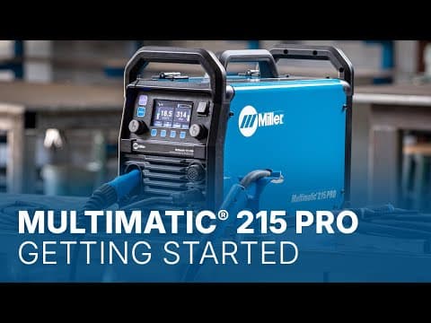 Multimatic® 215 PRO Getting Started and Interface Overview