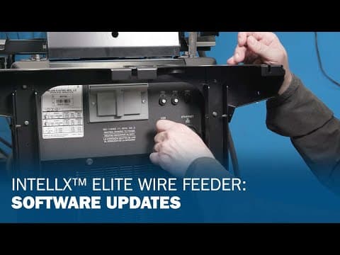 Intellx Elite Wire Feeder: Software Updates