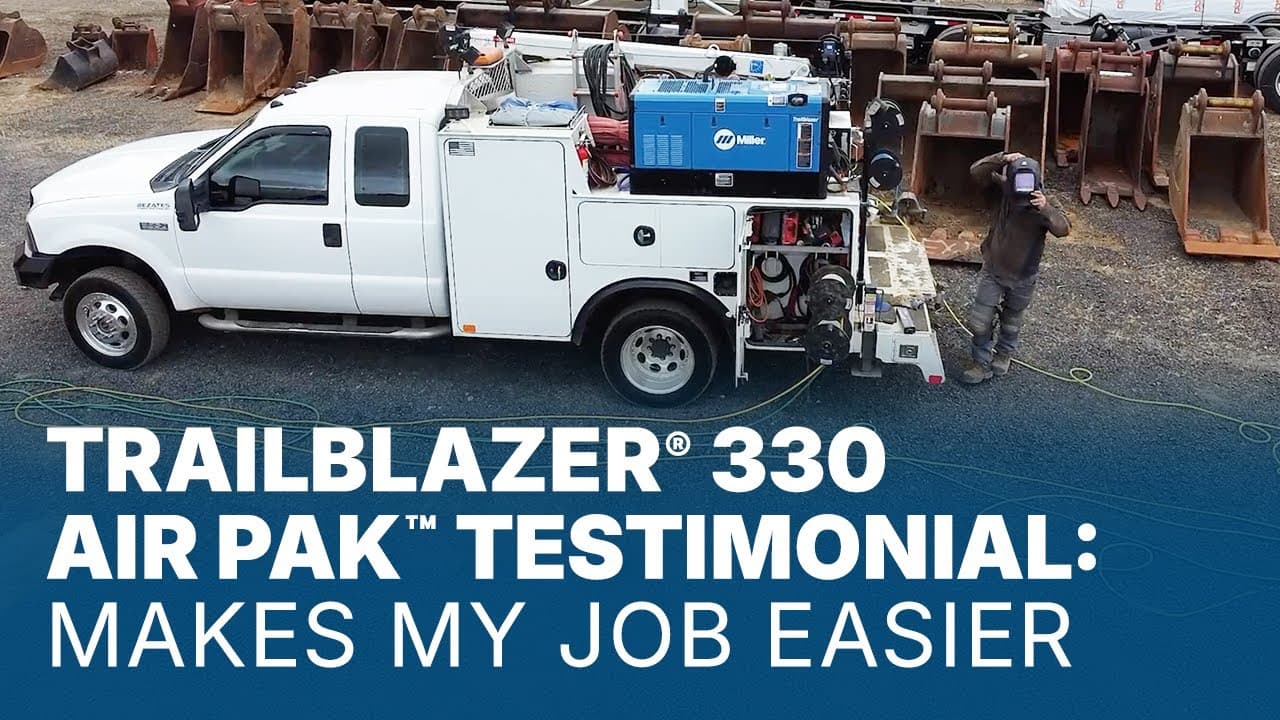 Trailblazer® 330 Air Pak™ Testimonial: Makes My Job Easier