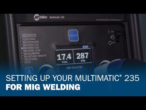 Setting Up Your Multimatic 235 For MIG Welding