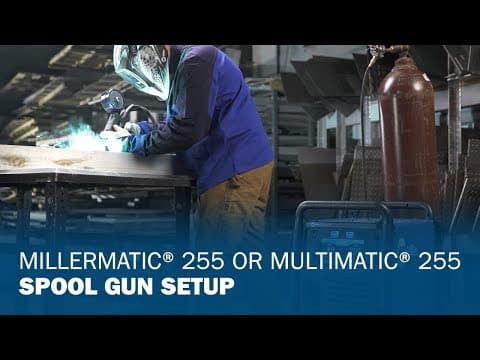 Millermatic 255 or Multimatic 255 Spool Gun Setup