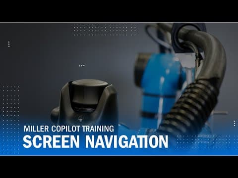 How to Navigate the Program Screen – Miller® Copilot™ Cobot Cobot Training