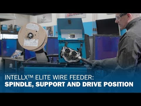 Intellx Elite Feeder: Spindle, Support and Drive Position