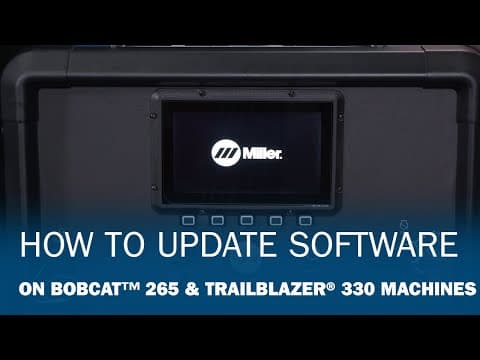 How to update software on Bobcat 265 & Trailblazer 330 machines