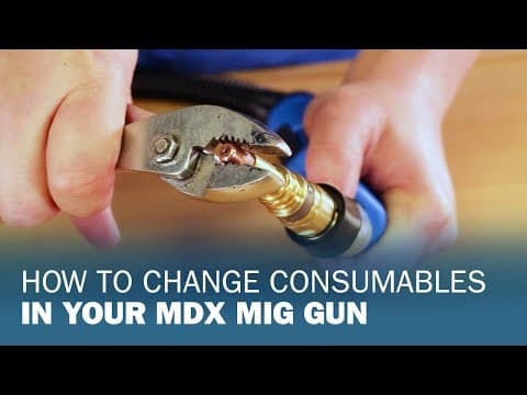 How to Change Consumables on Your MDX MIG Gun