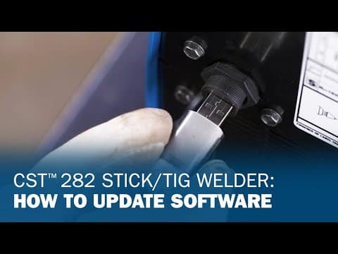 CST 282 Stick/TIG Welder: How To Update Software