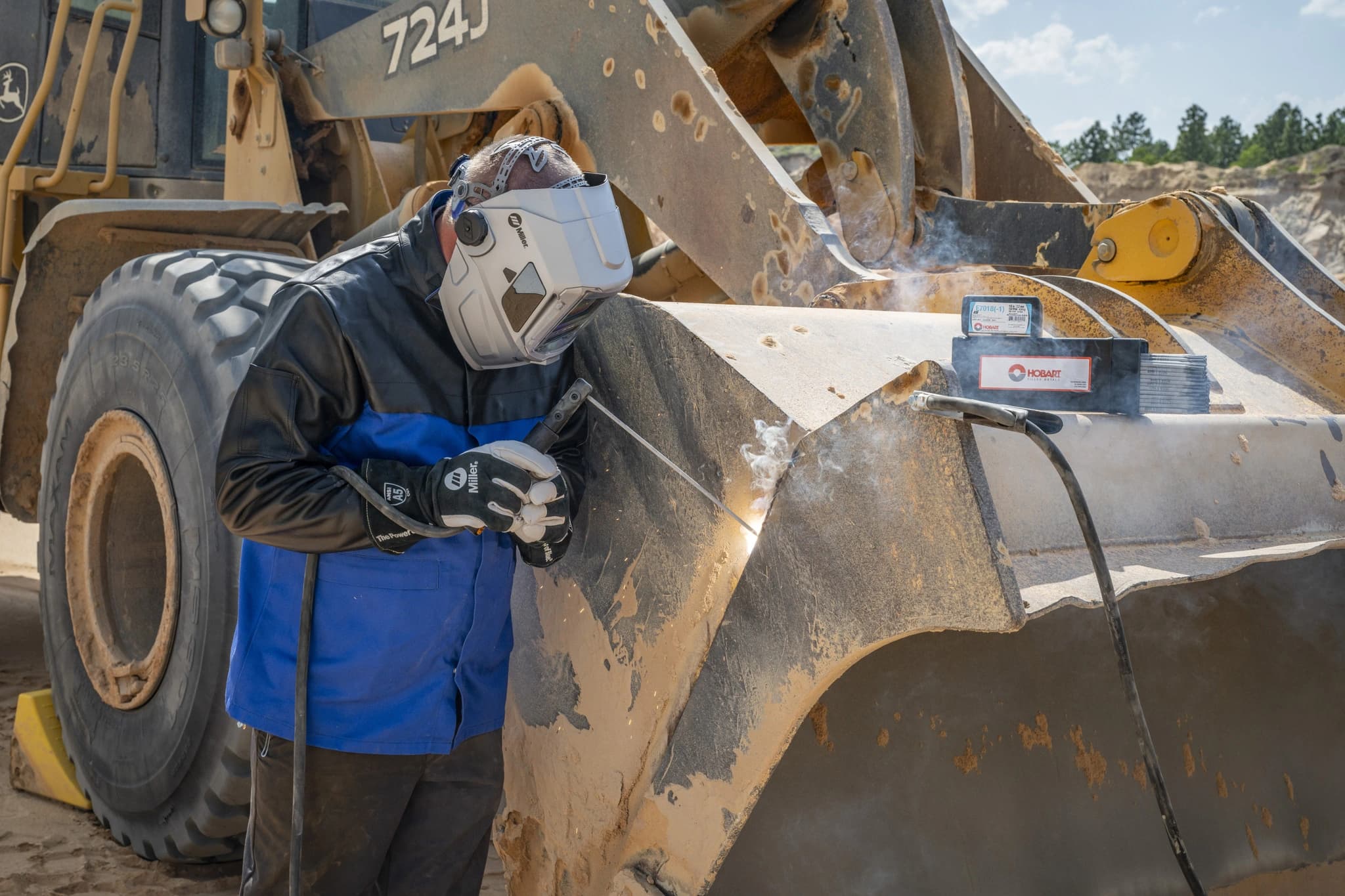 Stick welding
