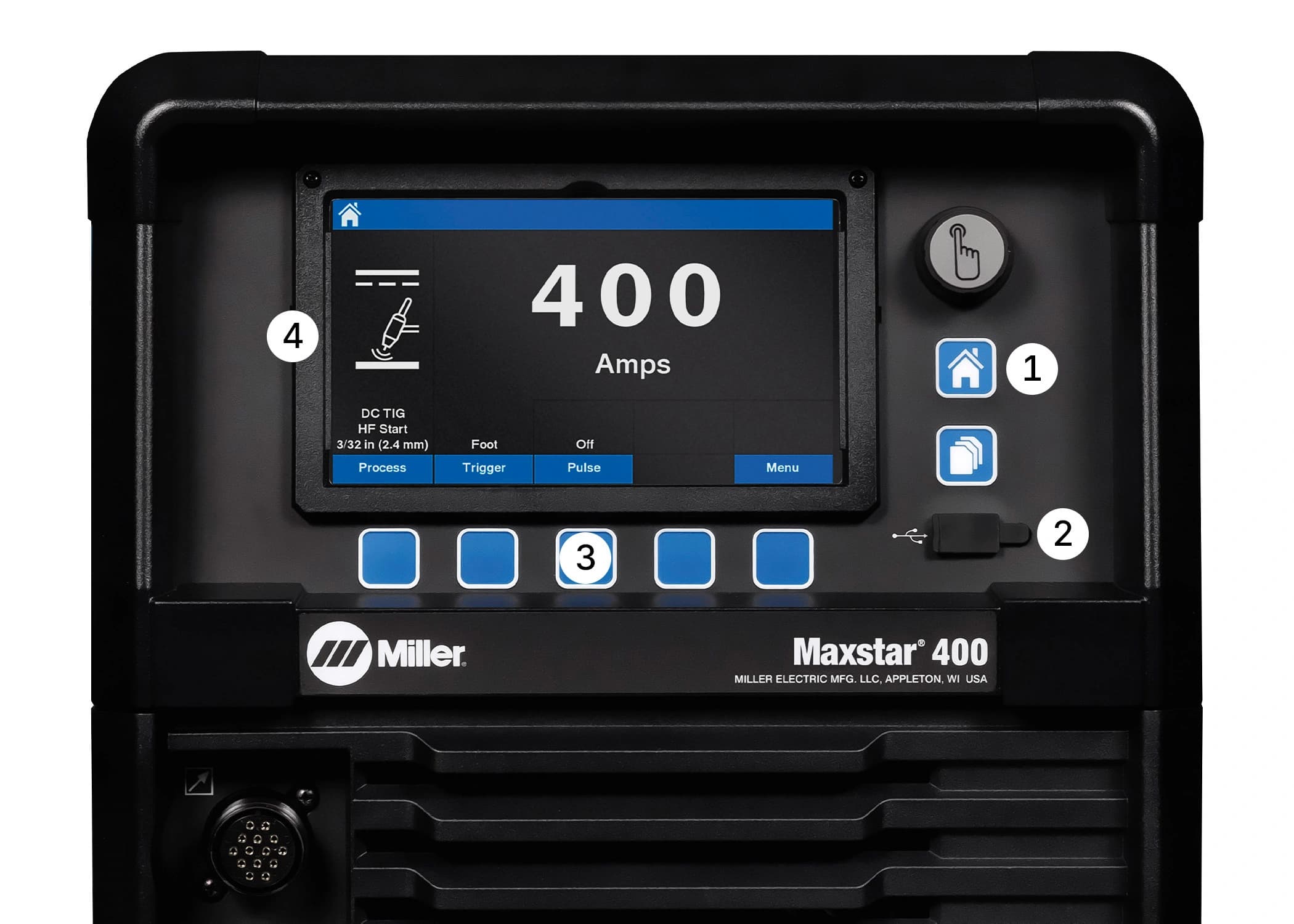 Maxstar 400 Lit Control Panel